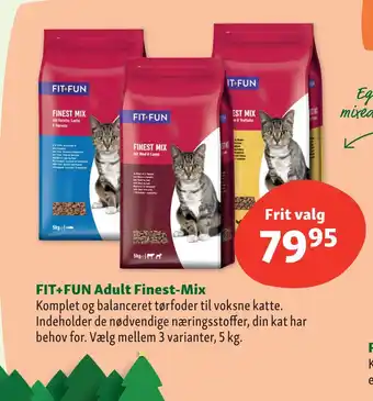 Maxi Zoo Fit+fun adult finest-mix tilbud