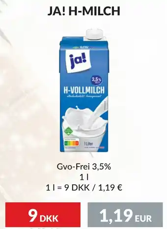 Nielsen's Discount Ja! h-milch tilbud