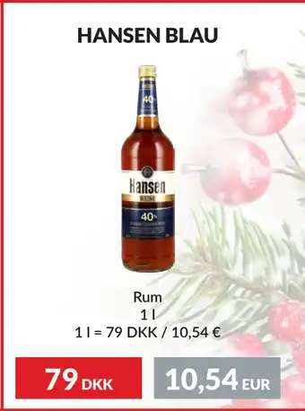 Nielsen's Discount Hansen blau tilbud