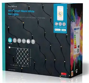 AV-Cables Smartlife led net lyskæde - varm hvid - 280 led - 3 x 2 m tilbud