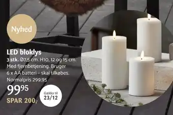 Kop & Kande Led bloklys tilbud