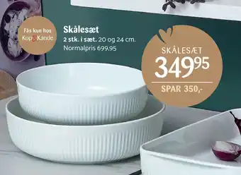 Kop & Kande Skålesæt tilbud