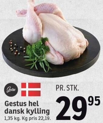 SPAR Gestus Hel Dansk Kylling tilbud