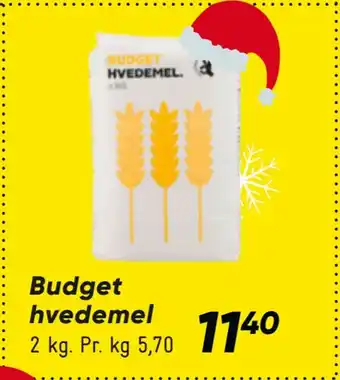 Bilka Budget hvedemel tilbud