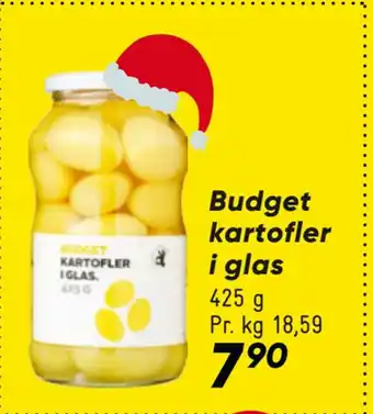 Bilka Budget kartofler i glas tilbud