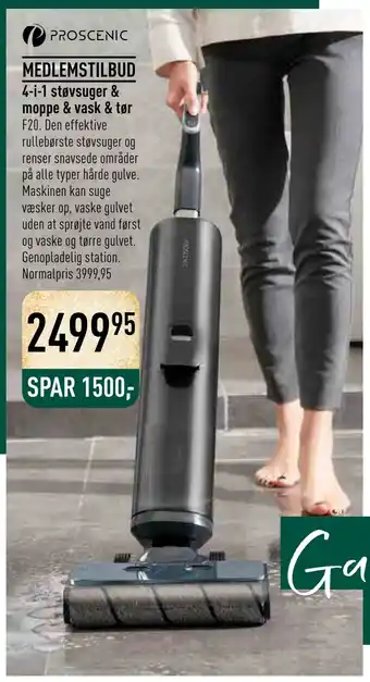 Imerco 4-i-1 støvsuger & moppe & vask & tør tilbud