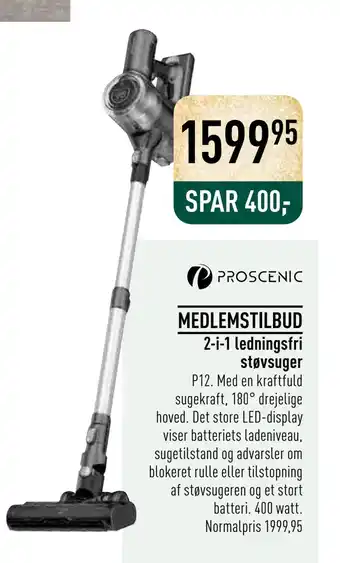 Imerco 2-i-1 ledningsfri støvsuger tilbud
