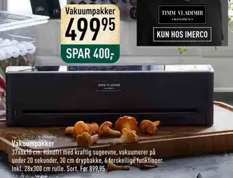 Imerco Vakuumpakker tilbud