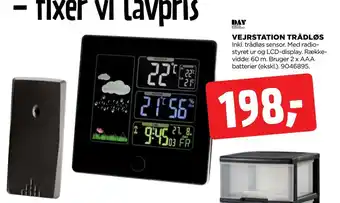 jem & fix Vejrstation trådløs tilbud