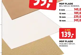 jem & fix Mdf plade tilbud