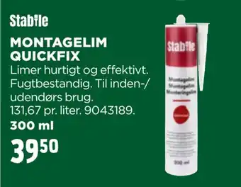 jem & fix Montagelim quickfix tilbud