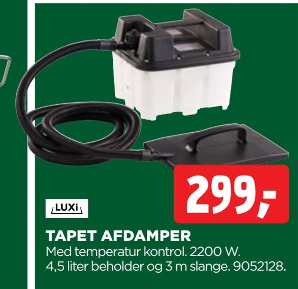 Tapet afdamper tilbud hos jem & fix