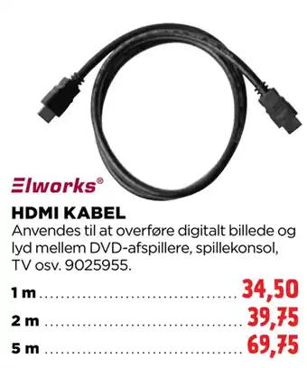 jem & fix Hdmi kabel tilbud