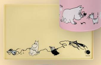 Maxi Zoo Moomin pets silikone-underlag gul tilbud