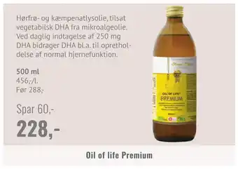 Helsam Oil of life premium tilbud