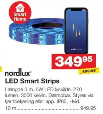 Bauhaus nordlux LED Smart Strips tilbud