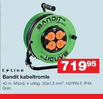 Bauhaus Bandit kabeltromle tilbud