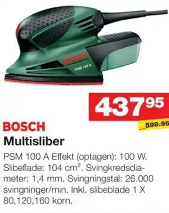 Bauhaus BOSCH Multisliber tilbud