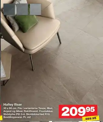 Bauhaus Halley fliser tilbud