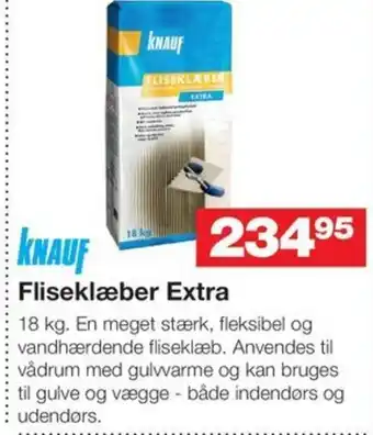 Bauhaus KNAUF Fliseklæber Extra tilbud