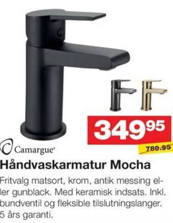 Bauhaus Camargue Håndvaskarmatur Mocha tilbud