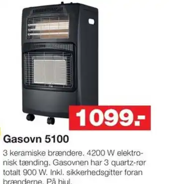 Bauhaus Gasovn 5100 tilbud