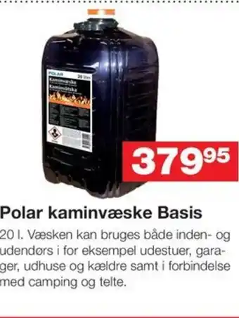 Bauhaus Polar kaminvæske Basis tilbud