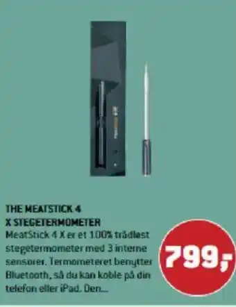 XL-BYG THE MEATSTICK 4 X STEGETERMOMETER tilbud
