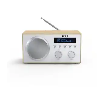 Power Senz madrigal wooden dab+ bluetooth radio tilbud