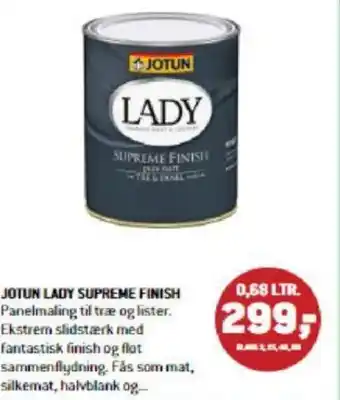 XL-BYG JOTUN LADY SUPREME FINISH tilbud