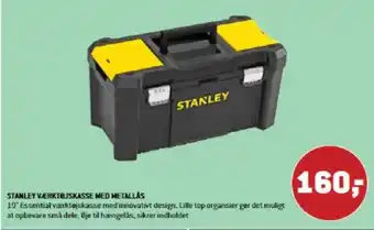 XL-BYG STANLEY VÆRKTØJSKASSE MED METALLÅS tilbud