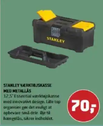 XL-BYG STANLEY VÆRKTØJSKASSE MED METALLÅS tilbud
