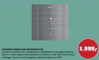 XL-BYG HANSGROHE VERNIS BLEND 200 BRUSESYSTEM tilbud