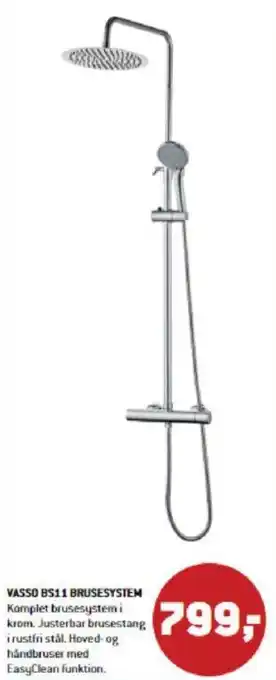 XL-BYG VASSO BS11 BRUSESYSTEM tilbud