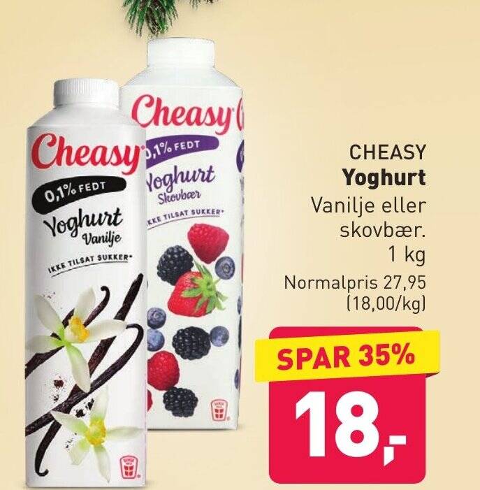 CHEASY Yoghurt tilbud hos ALDI