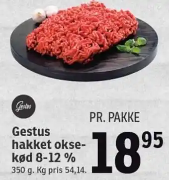 Gestus Hakket Okse Kød 350g