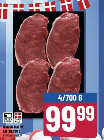 Løvbjerg Dansk Kalve Entrecote 4/700g tilbud