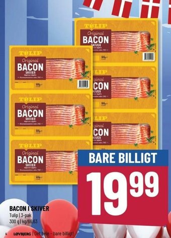 Løvbjerg Bacon I Skiver 300g tilbud