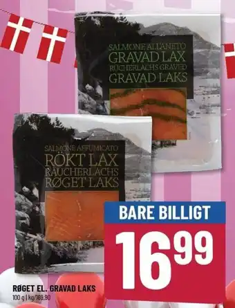 Løvbjerg Røget El. Graved Laks 100g tilbud