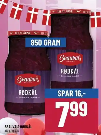 Løvbjerg Beauvais Rødkål 850g tilbud