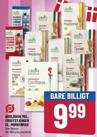 Løvbjerg Økologisk Mel, Frugtstænger El. Morgenmad 100-1000g tilbud