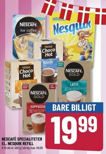 Løvbjerg Nescafé Specialiteter El. Nesquik Refill tilbud