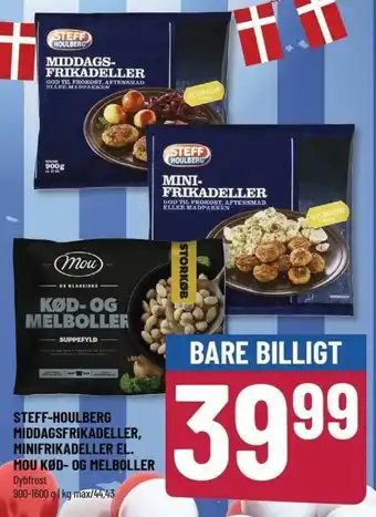 Løvbjerg Steff-Houlberg Middagsfrikadeller, Minifrikadeller El. Mou Kød-Og Melboller 900-1600g tilbud