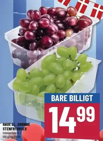 Løvbjerg Røde El. Grønne Stenfri Druer 500g tilbud