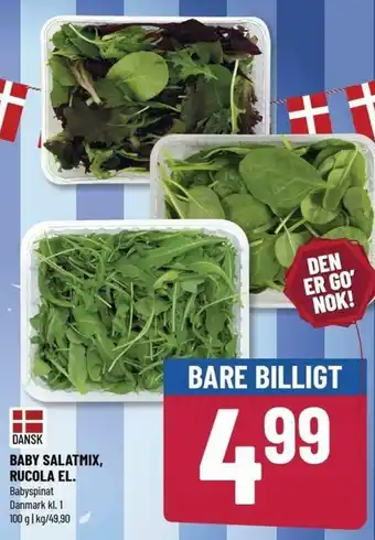 Løvbjerg Baby Salatmix, Rucola El. 100g tilbud
