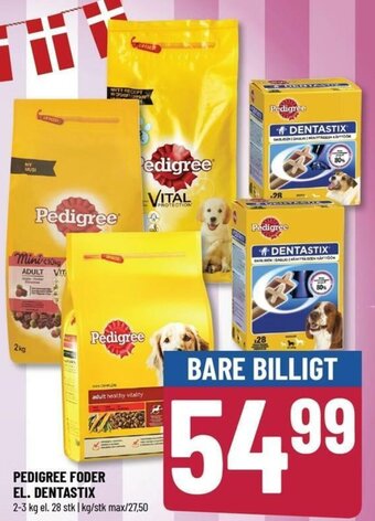 Løvbjerg Pedigree Foder El. Dentastix tilbud