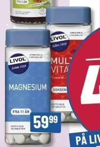 Løvbjerg LIVOL Multivitamins, Magnesium tilbud