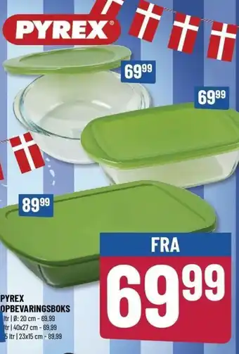 Pyrex Opbevaringsboks 23x15 cm
