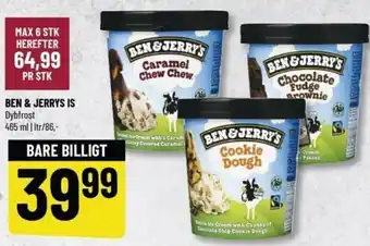 Løvbjerg Ben&Jerry Is 465ml tilbud