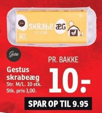 SPAR Gestus Skrabeæg tilbud